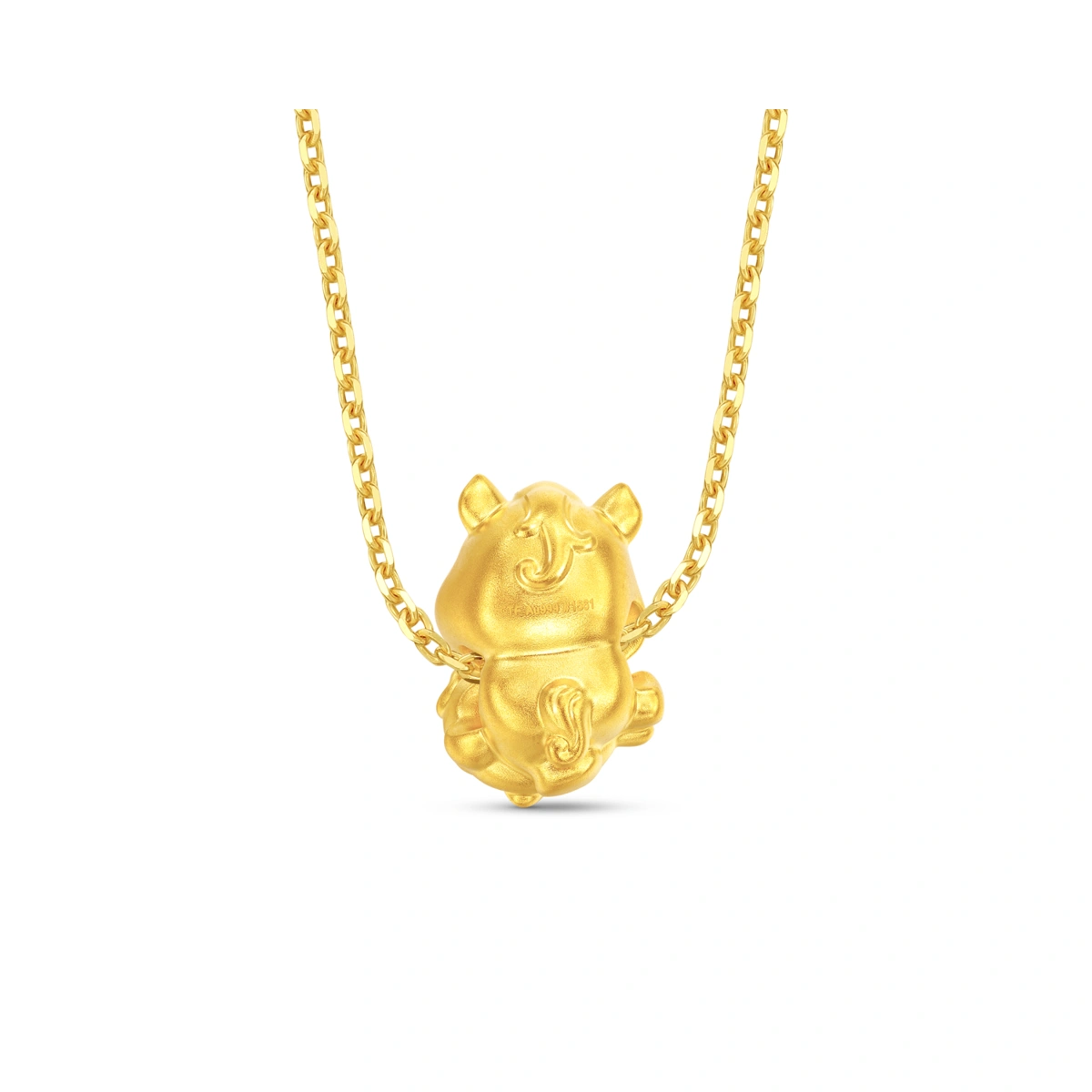999 Gold charm