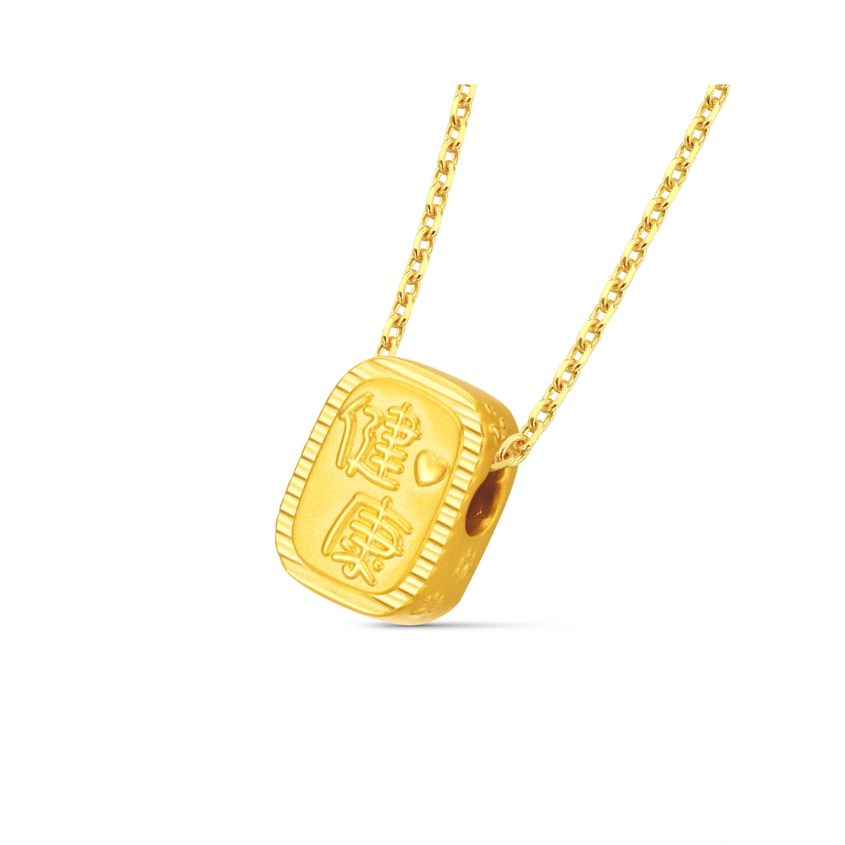 健康貓999足金工藝精品串飾