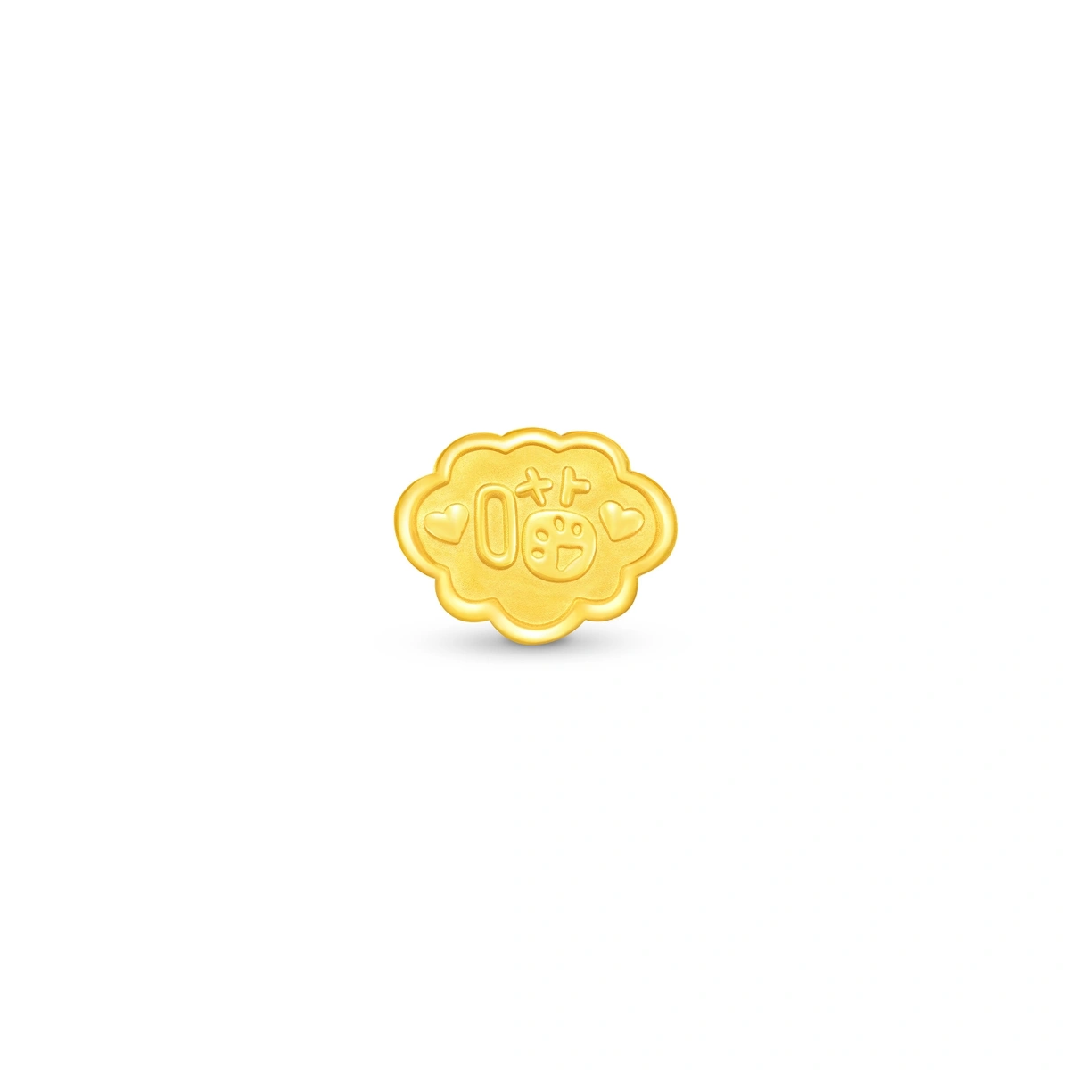 Fortune Cat 999 Gold charm