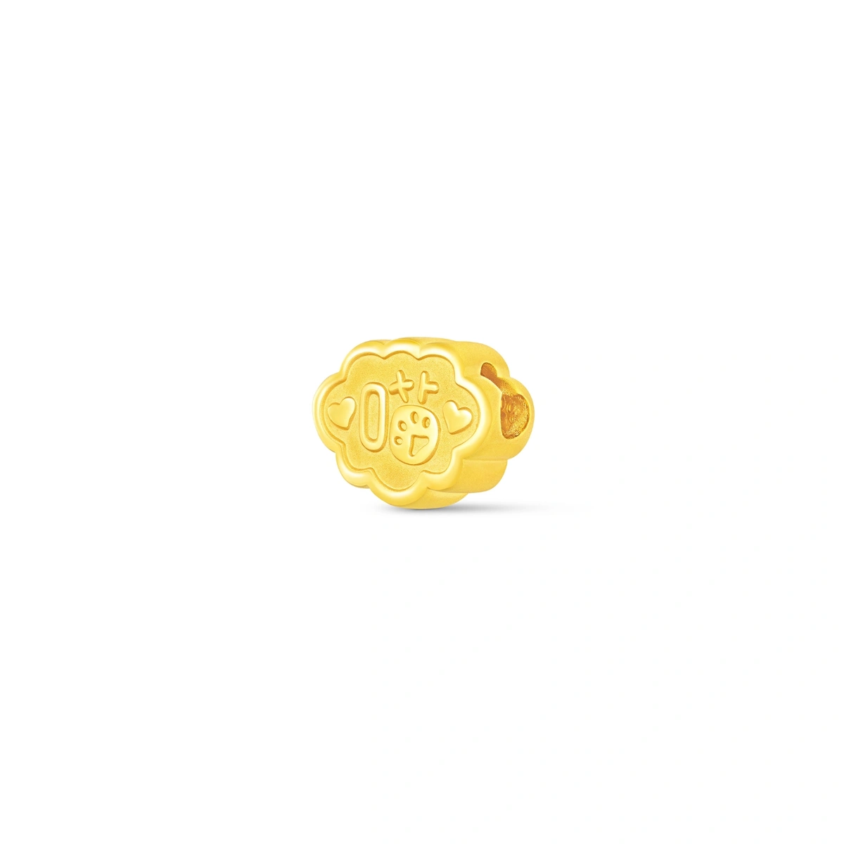 Fortune Cat 999 Gold charm