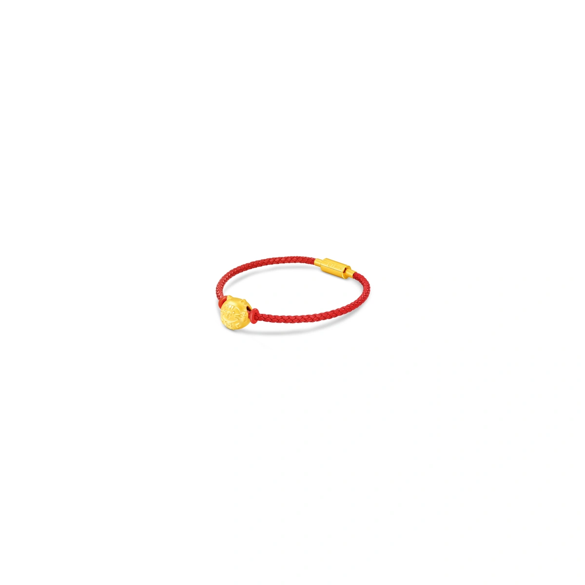 Fortune Cat 999 Gold charm