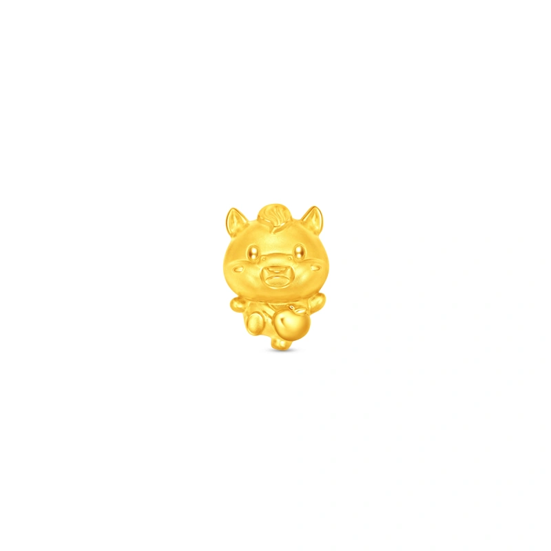 999 Gold charm