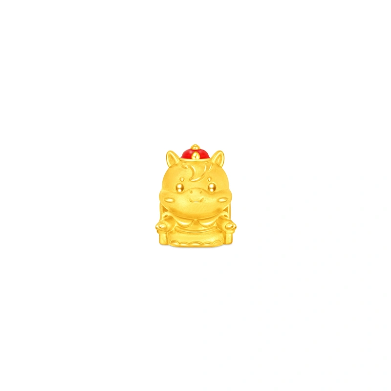 皇阿馬999足金工藝精品串飾