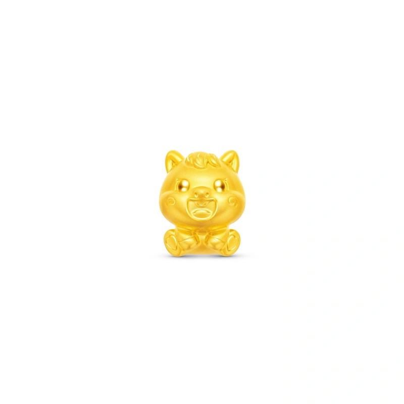 999 Gold charm