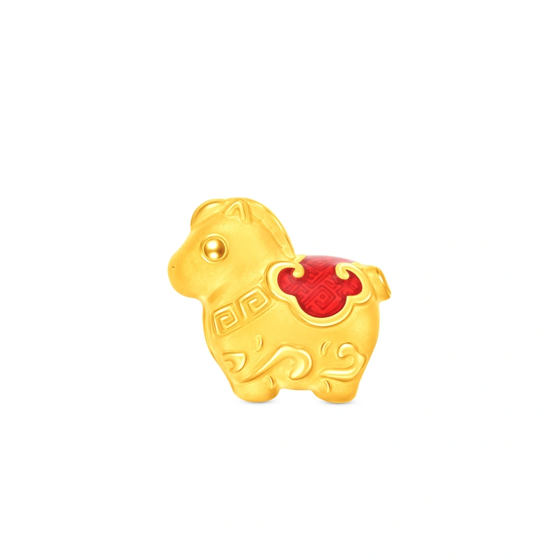 999 Gold charm