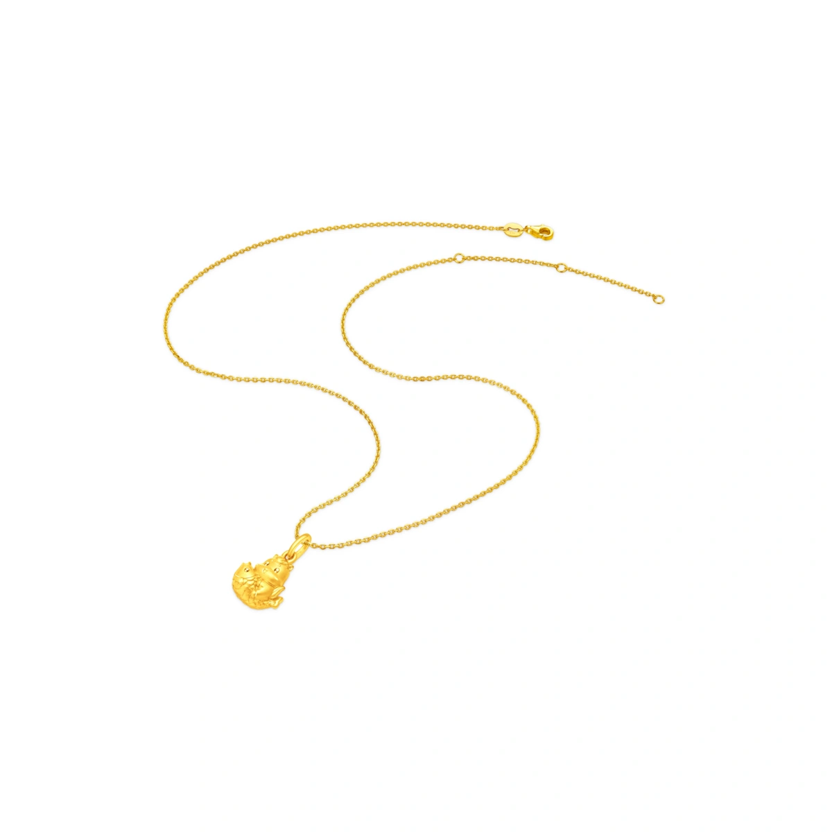 錦鯉馬999足金工藝精品吊墜