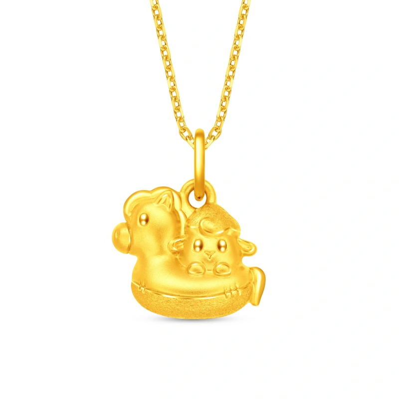 999 Gold pendant