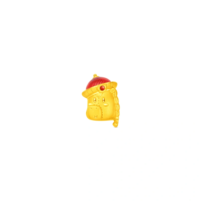 999 Gold charm