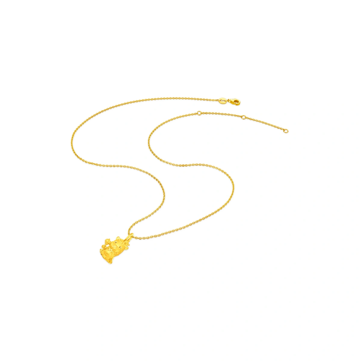 皇冠馬999足金工藝精品吊墜