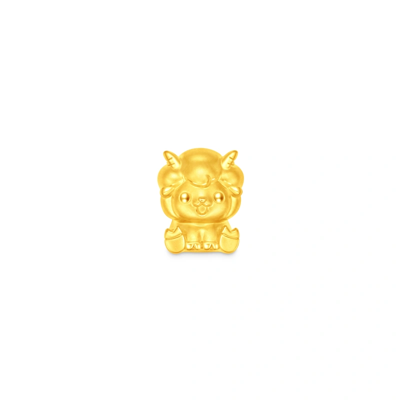 999 Gold charm