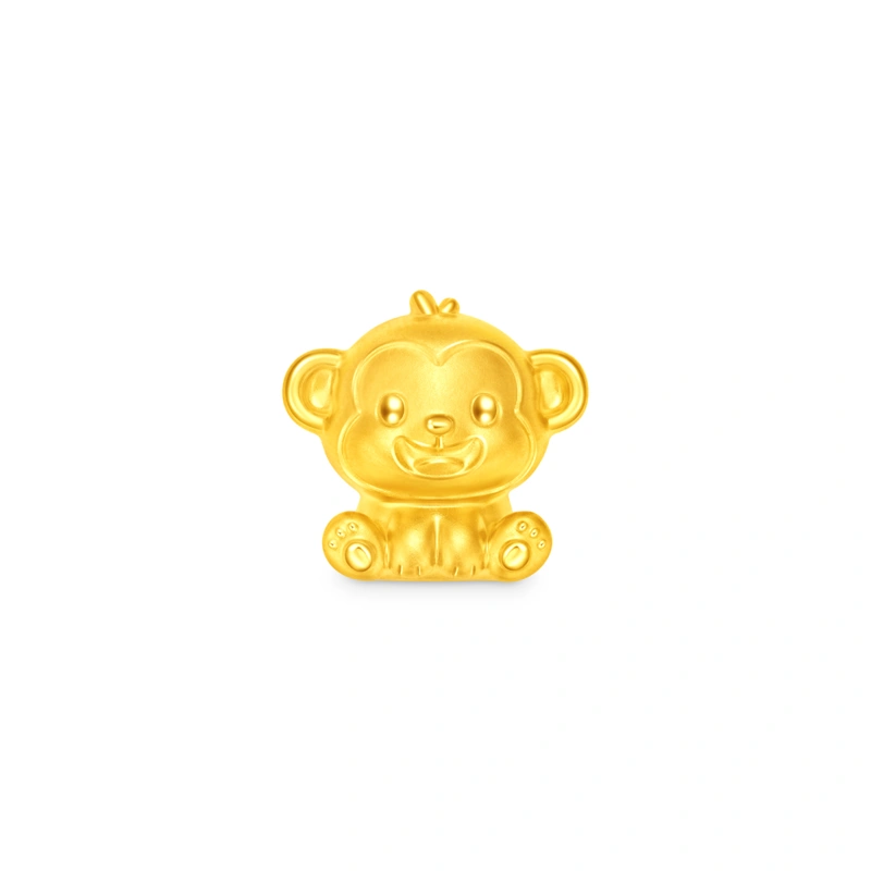 999 Gold charm
