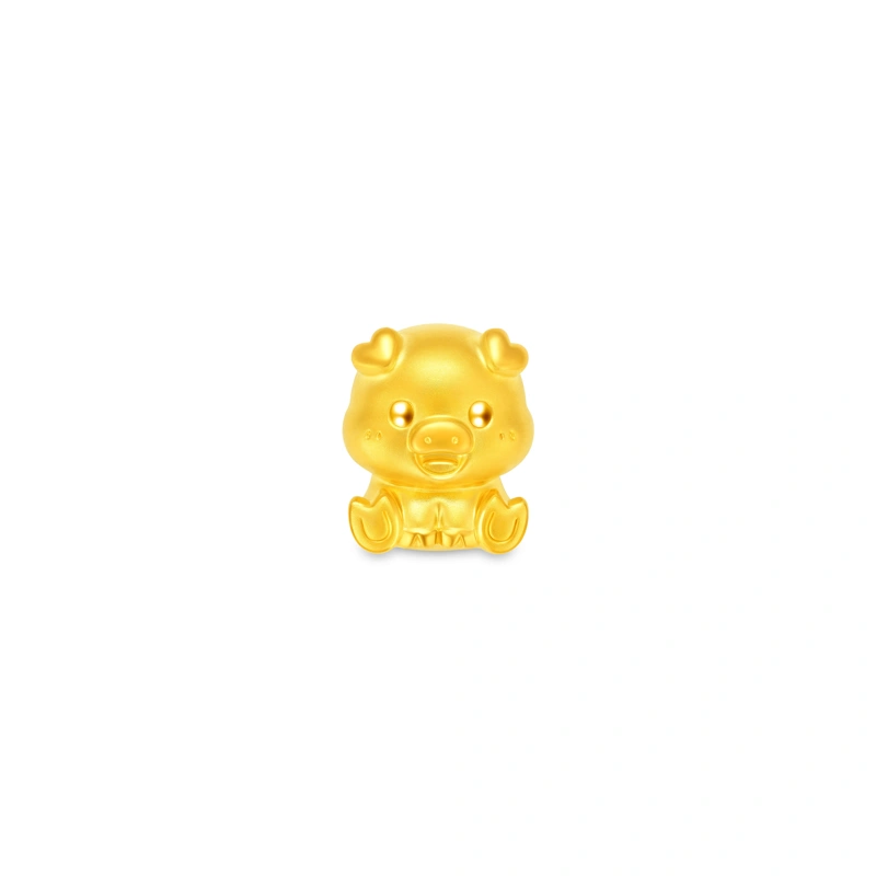 999 Gold charm