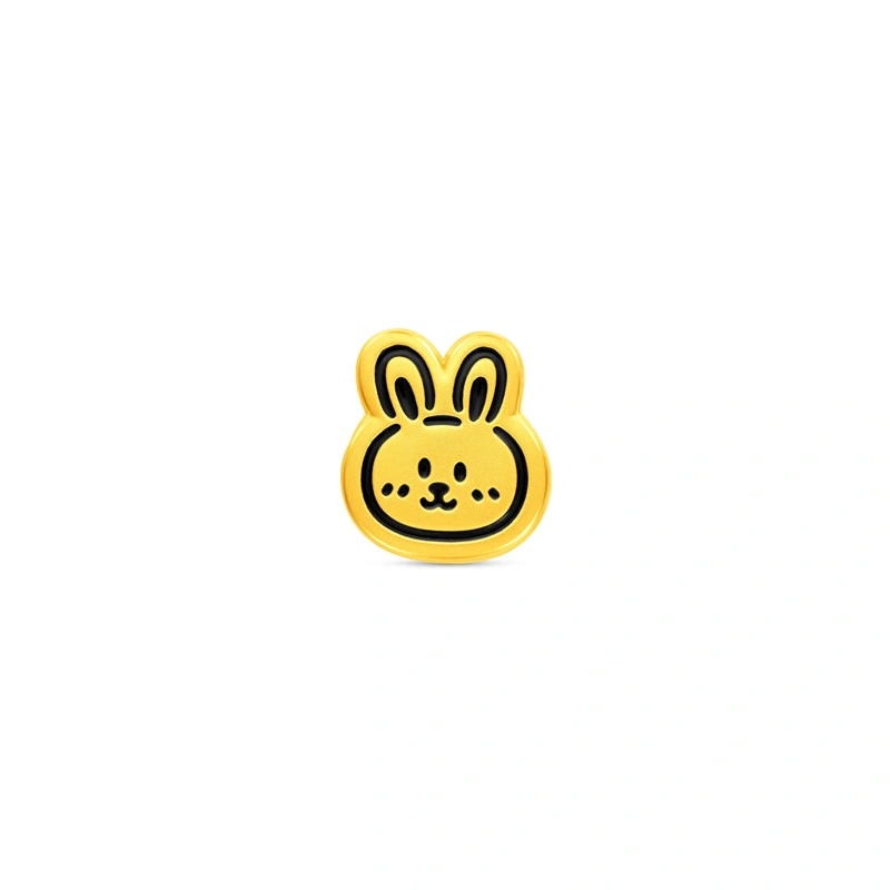 999 Gold charm
