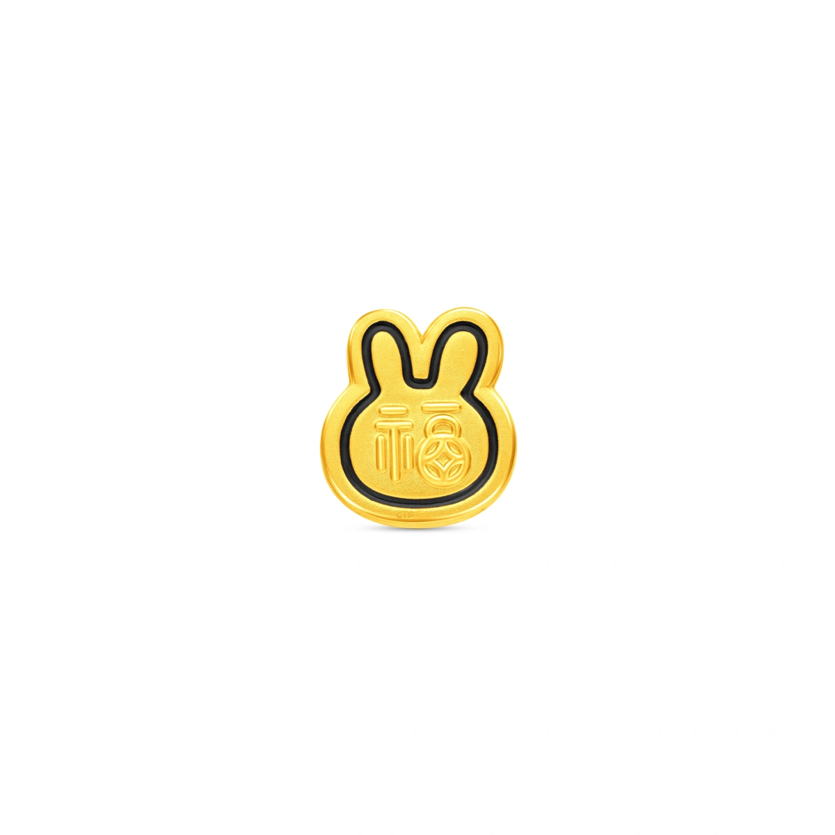999 Gold charm