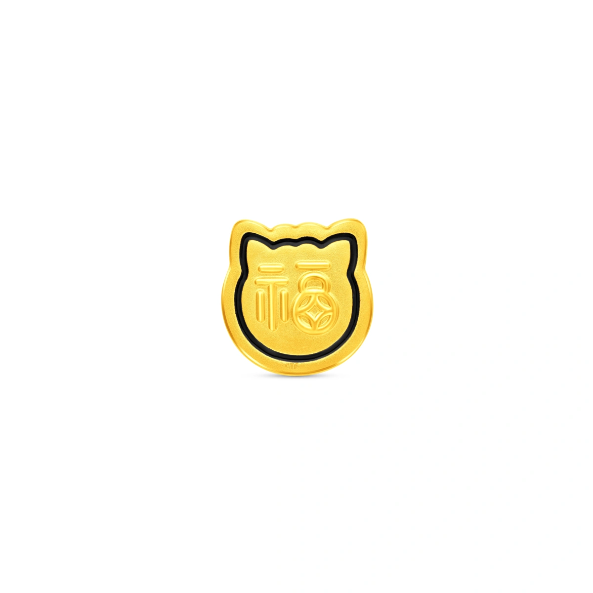 999 Gold charm