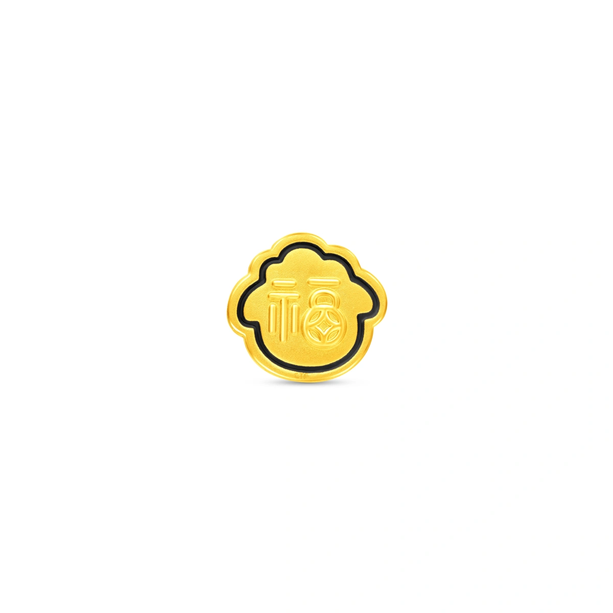 999 Gold charm