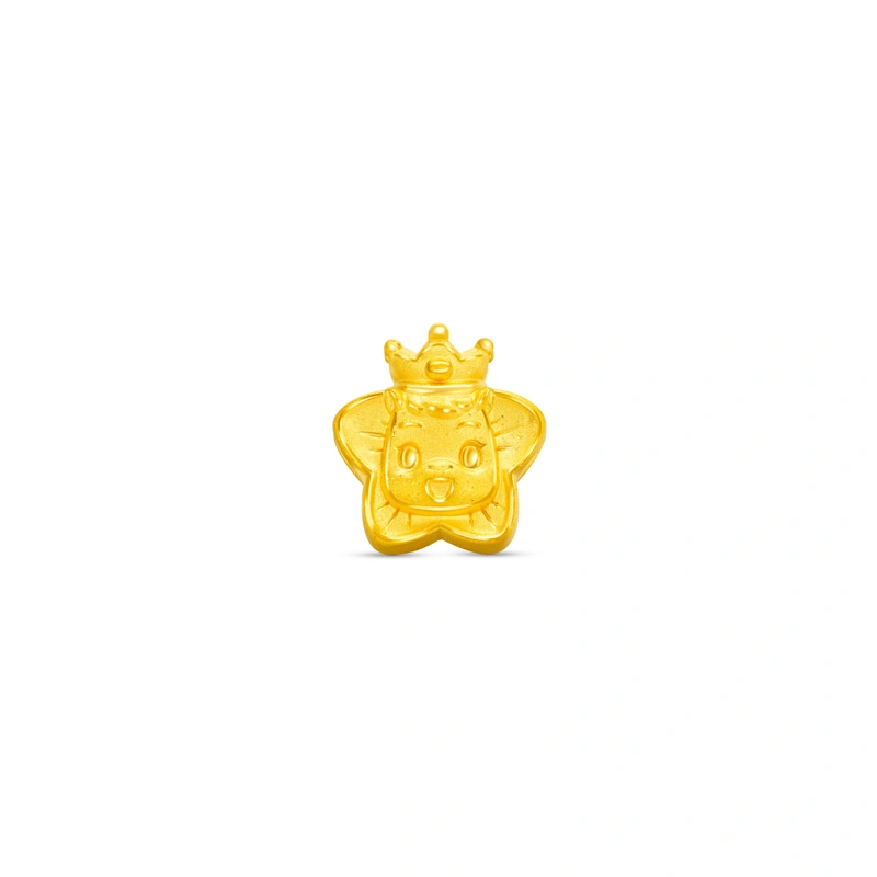 999 Gold charm
