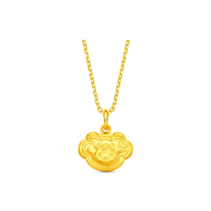 999 Gold pendant