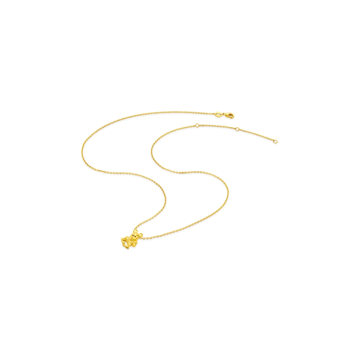 木馬米奇寶寶999足金工藝精品吊墜