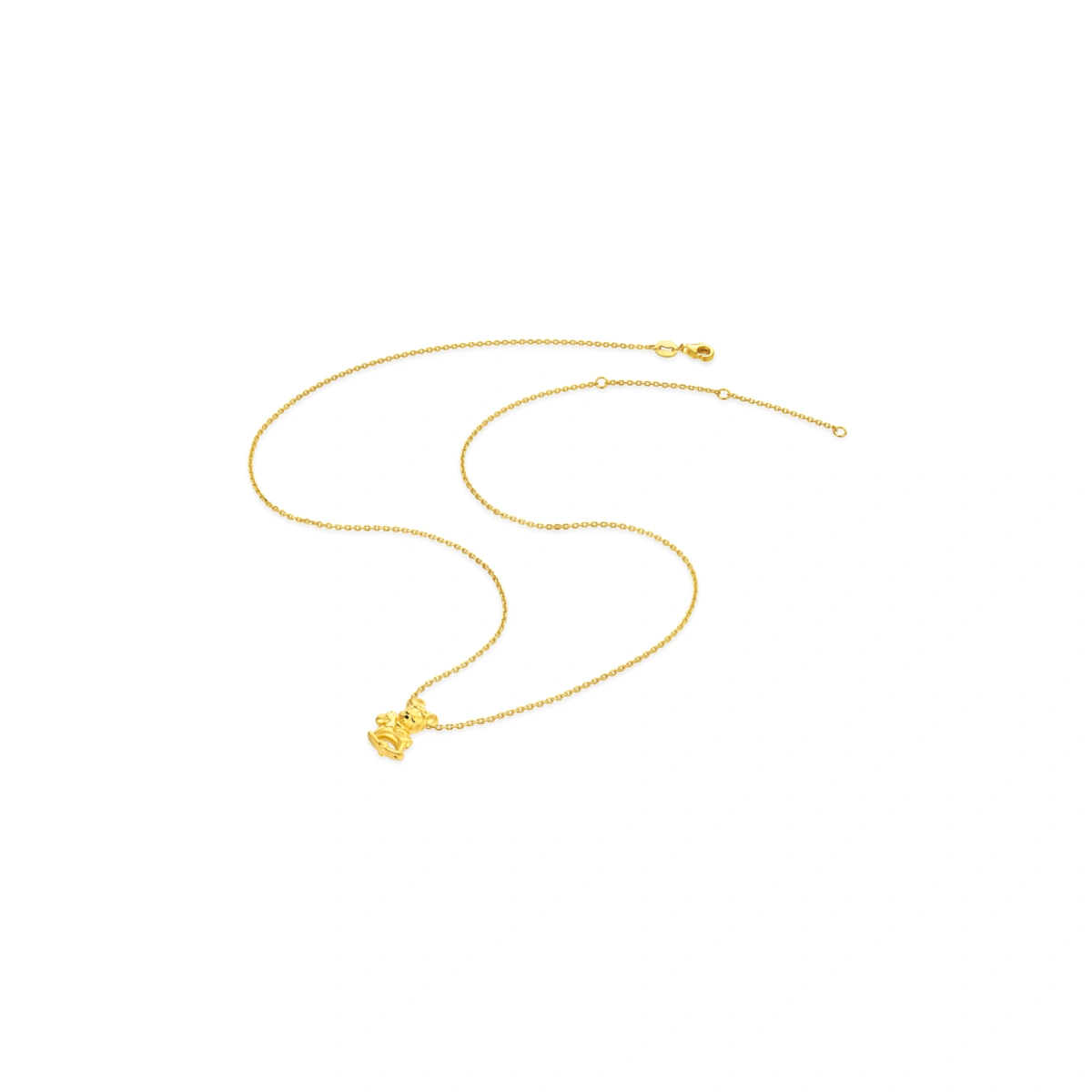 木馬米妮寶寶999足金工藝精品吊墜