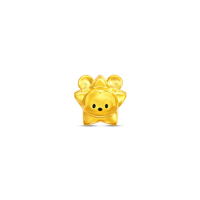 Mickey Mouse 999 Gold charm
