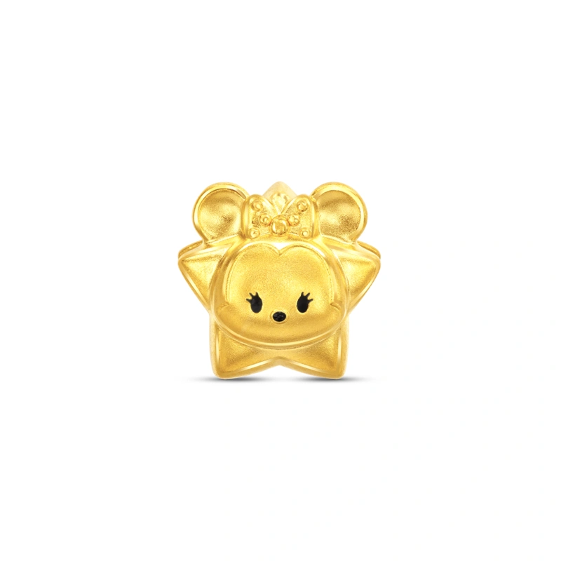 Minnie Mouse 999 Gold charm