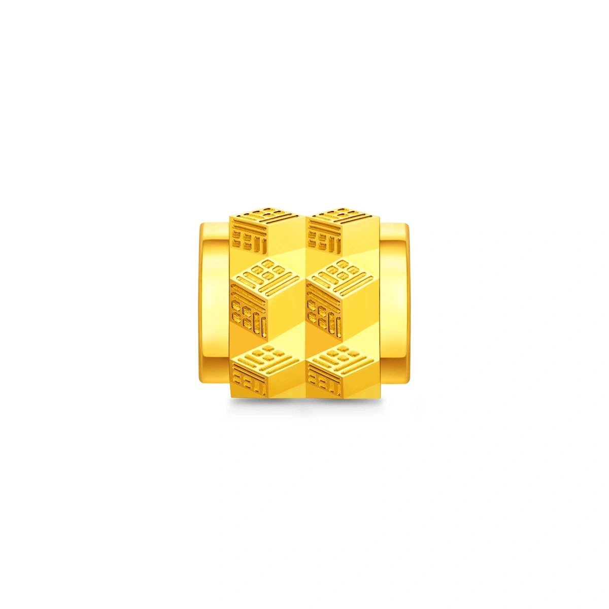 999 Gold charm
