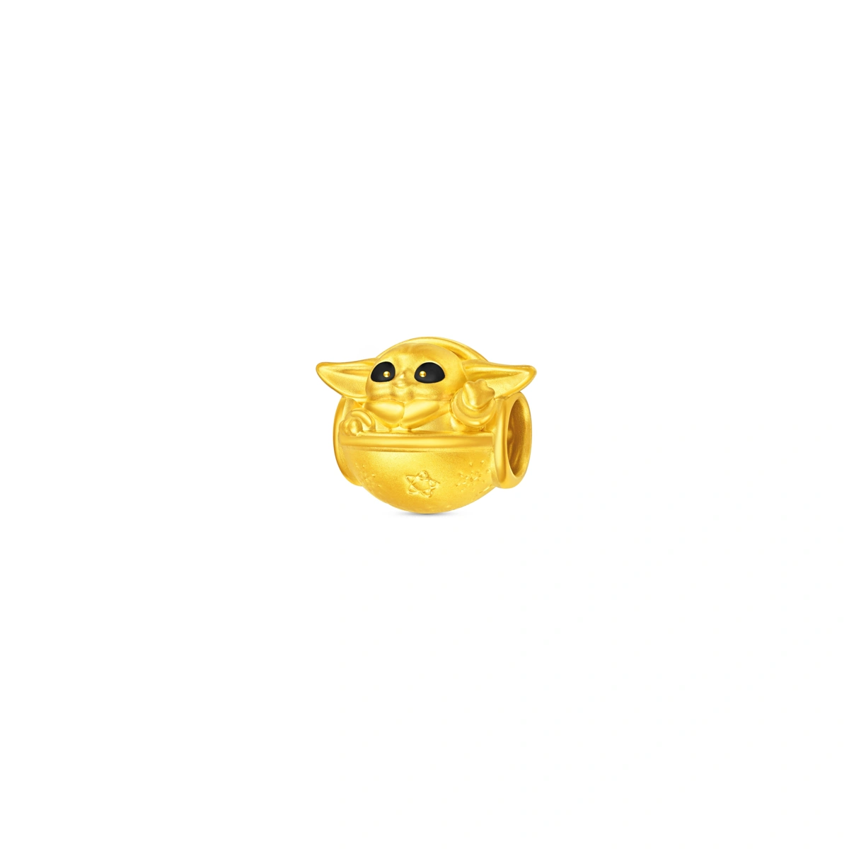 尤達寶寶999足金工藝精品串飾