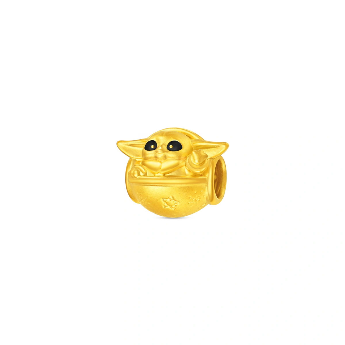 尤達寶寶999足金工藝精品串飾