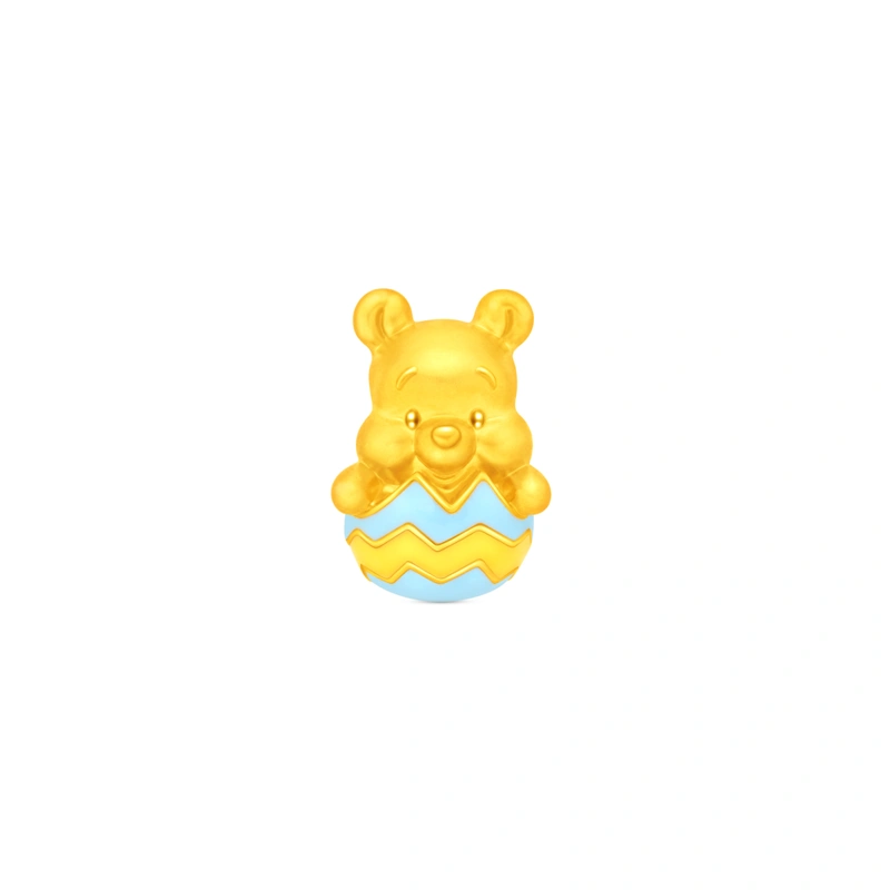 Winnie the Pooh 999 Gold charm