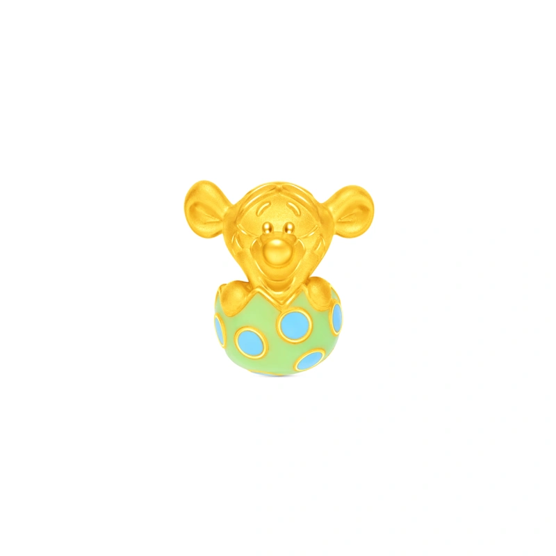 Tigger 999 Gold charm