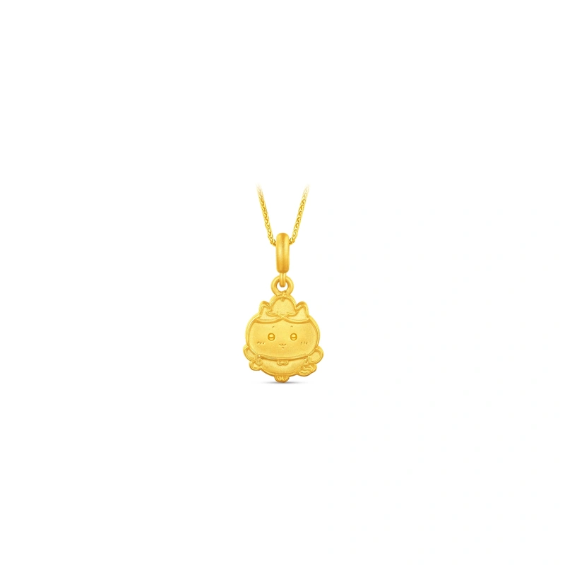Hachiware 999 Gold pendant