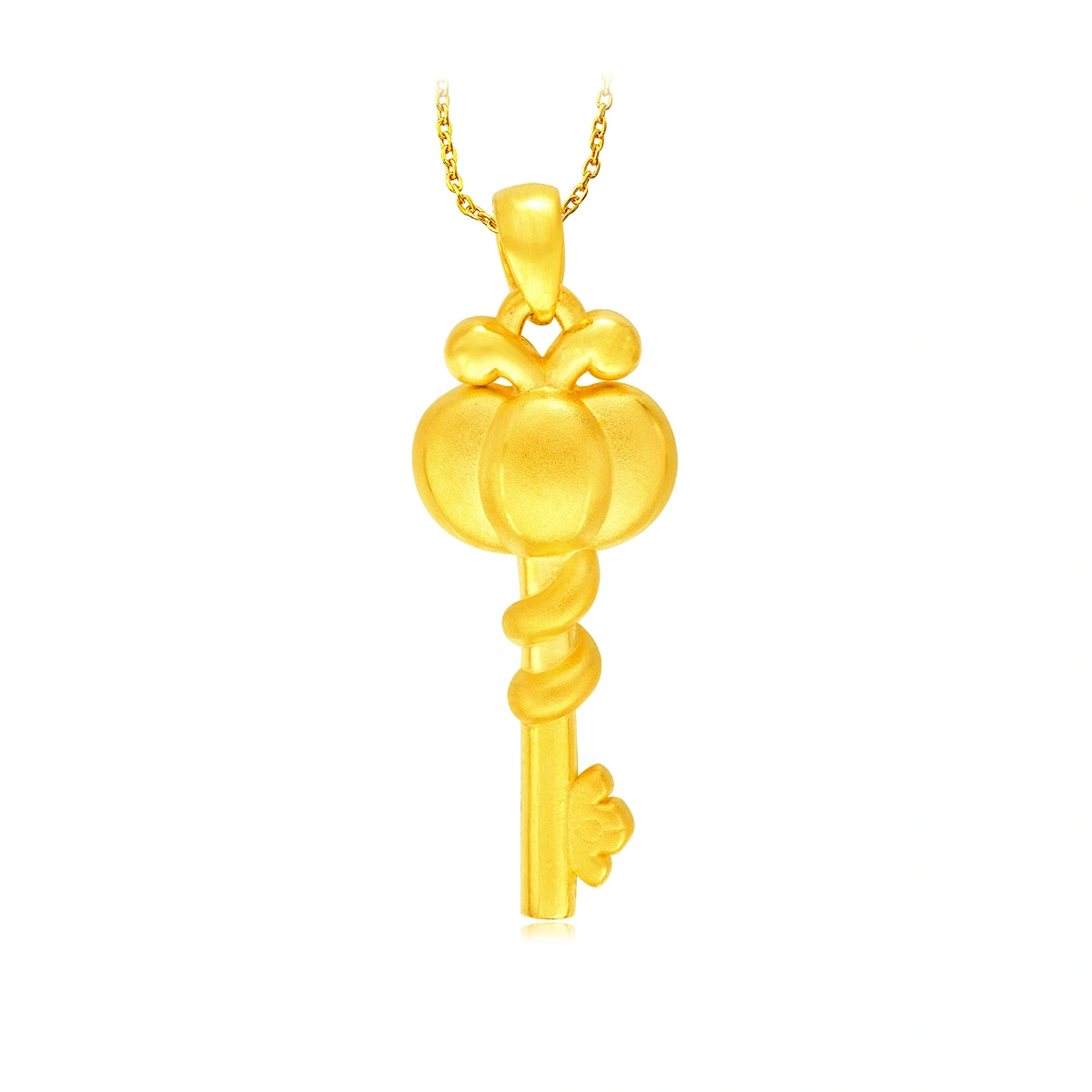 Cinderella 999 Gold pendant