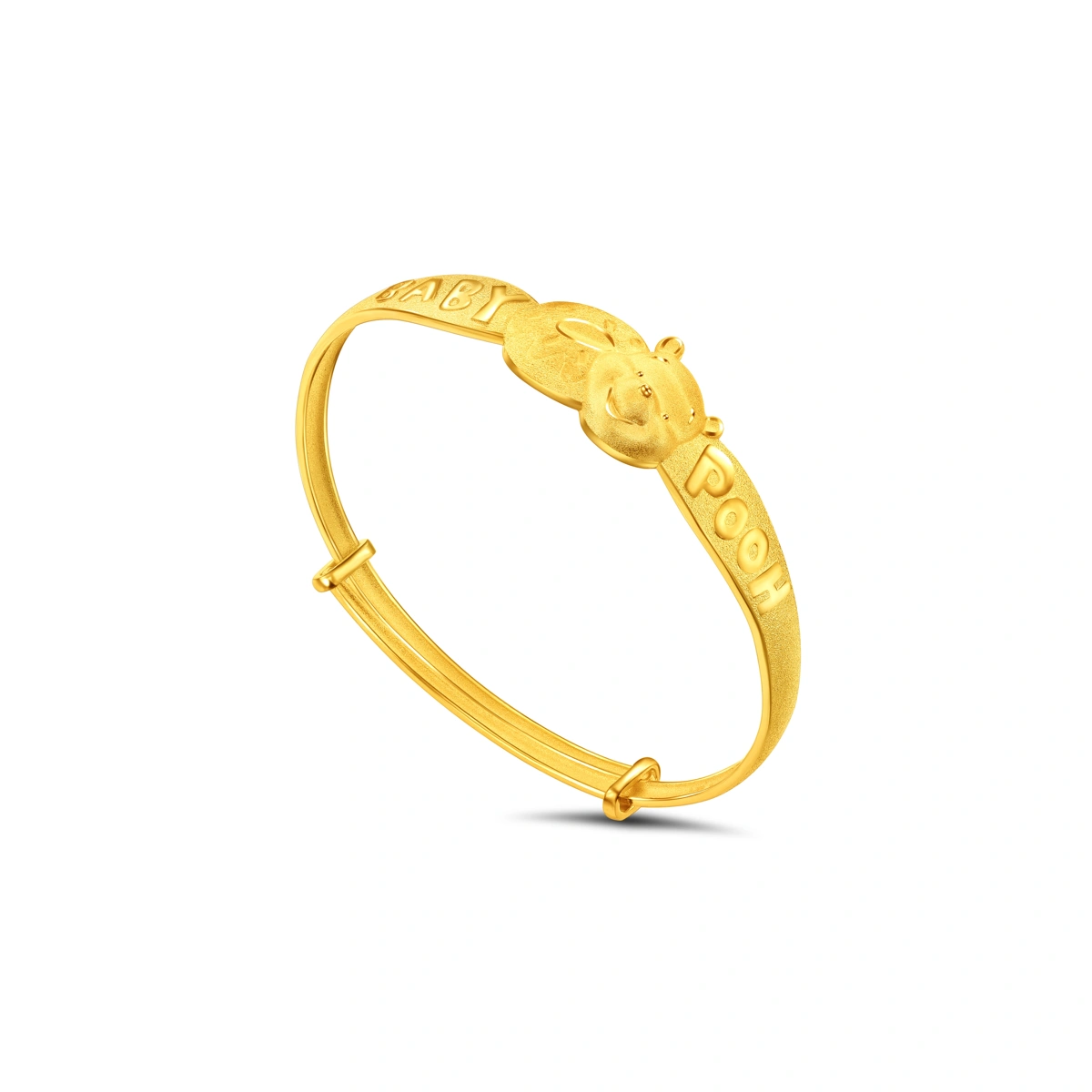 Winnie The Pooh 999.9 Gold Baby bangle