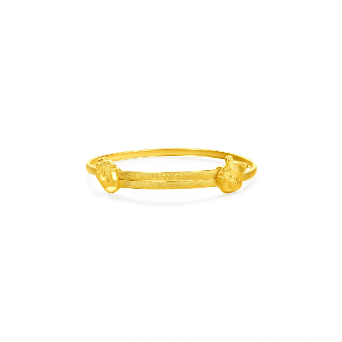 Winnie The Pooh 999.9 Gold Baby bangle