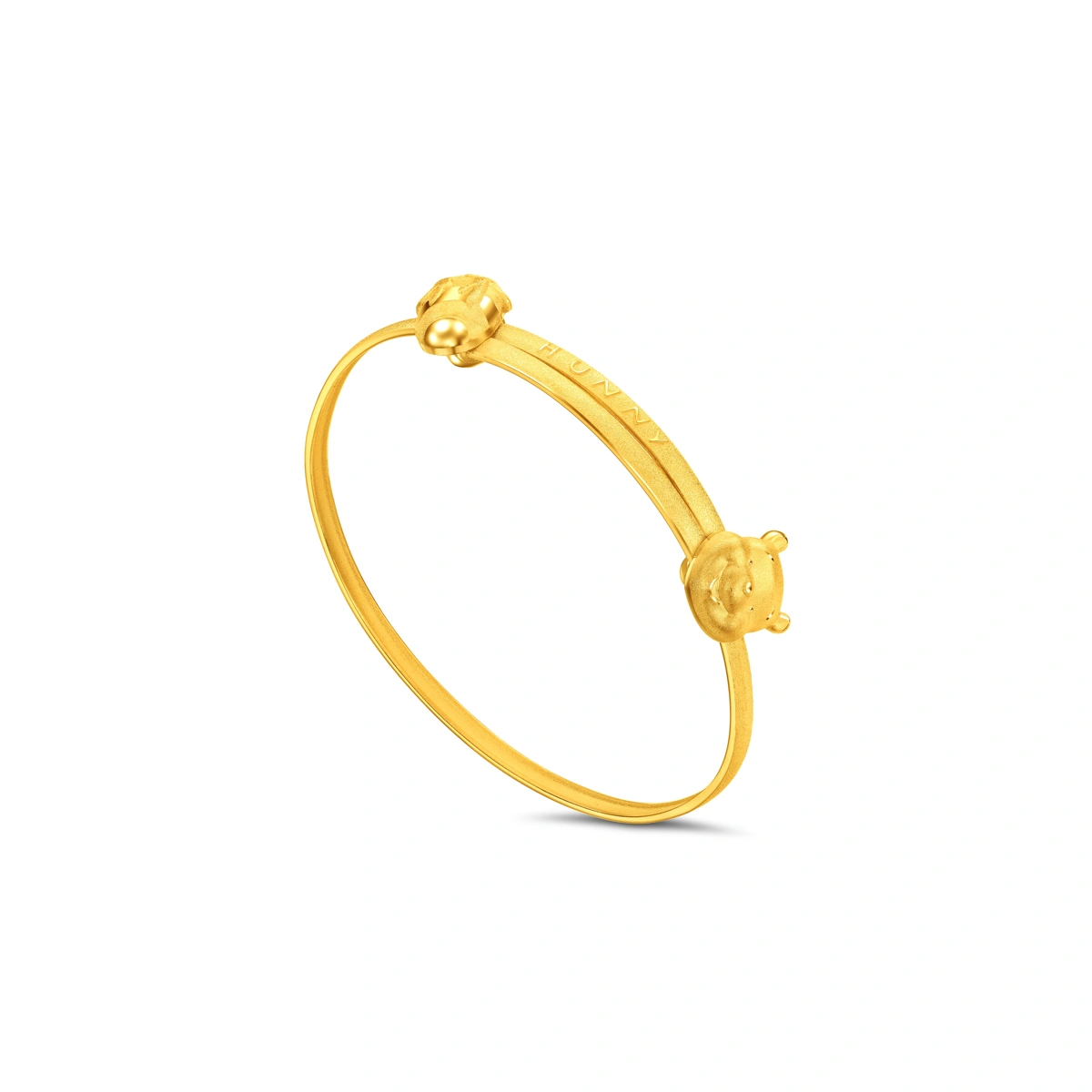 Winnie The Pooh 999.9 Gold Baby bangle