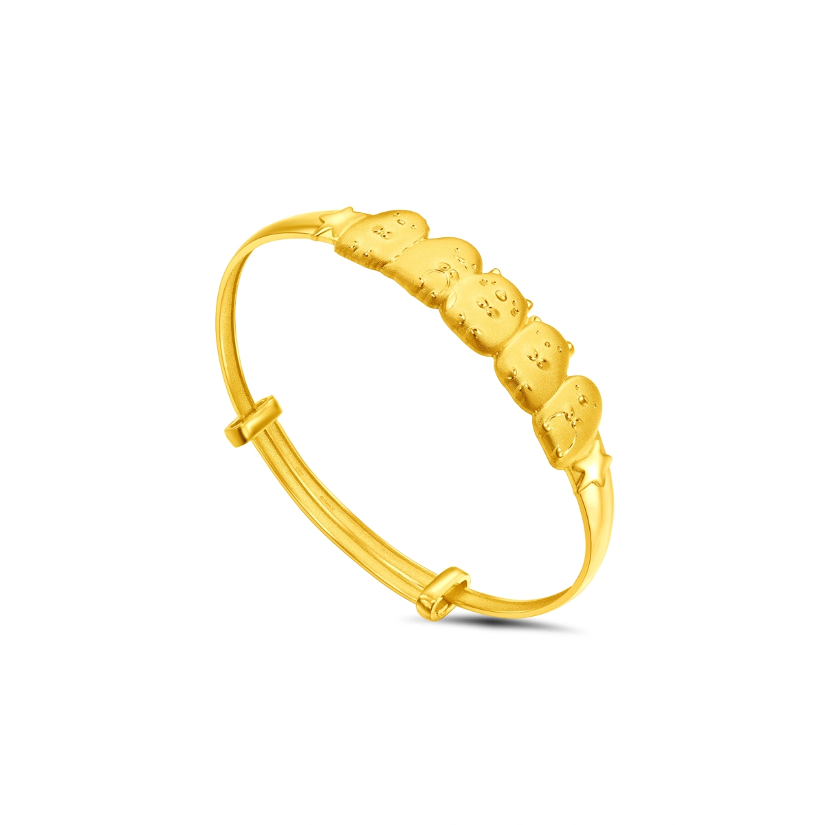 Sumikkogurashi 999.9 Gold Baby bangle