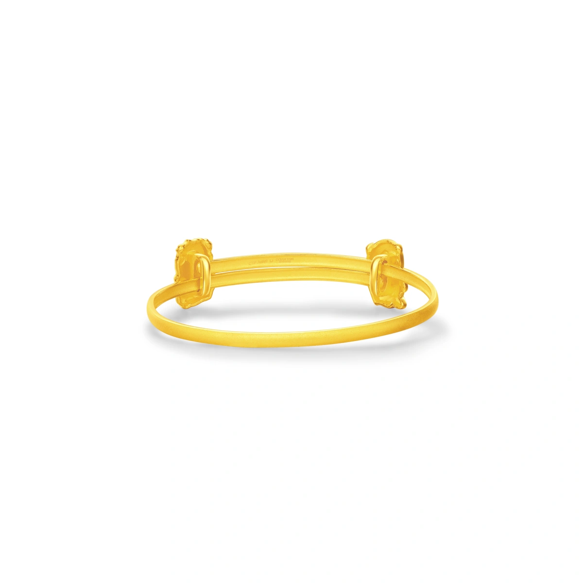Panda Twin Cubs 999 Gold Baby bangle