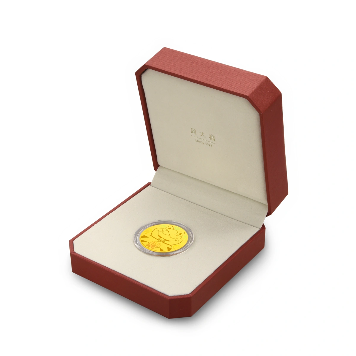 招財貓999.9黃金工藝精品金章