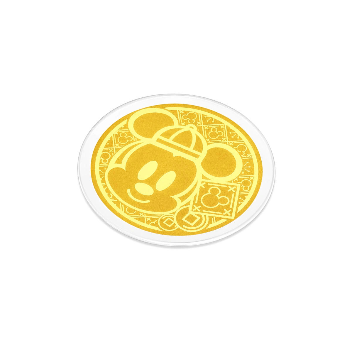 平安米奇老鼠999.9黃金工藝精品金章