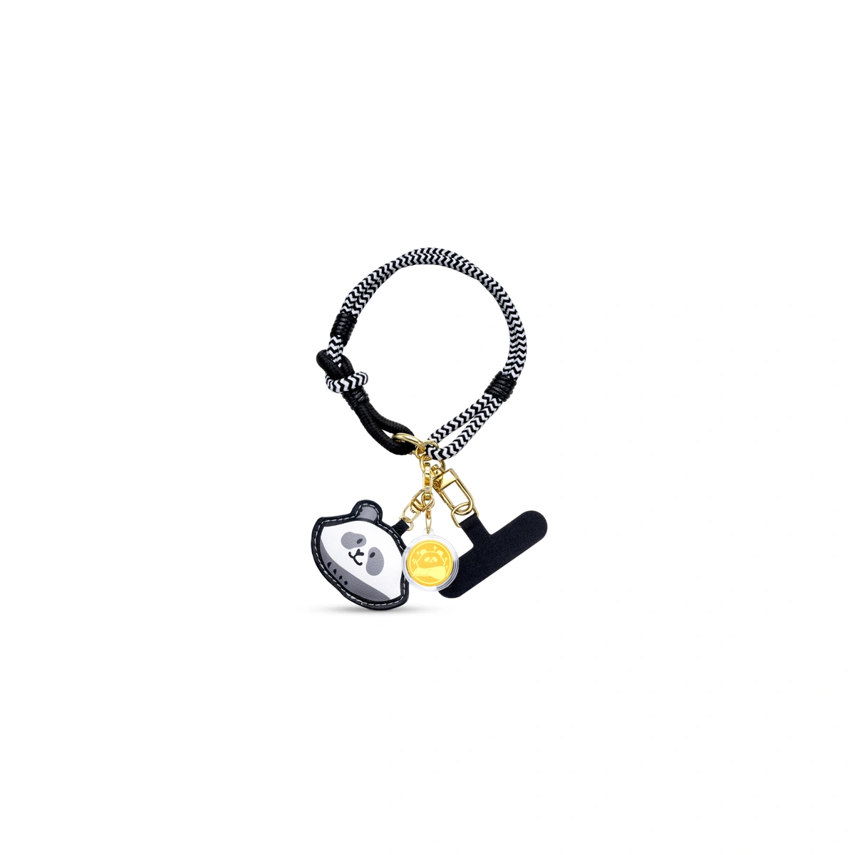 Charming AnAn 999.9 Gold coin with Panda Mobile Strap