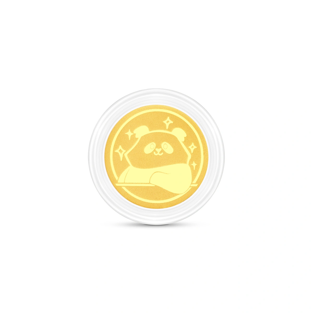 Charming AnAn 999.9 Gold coin with Panda Mobile Strap