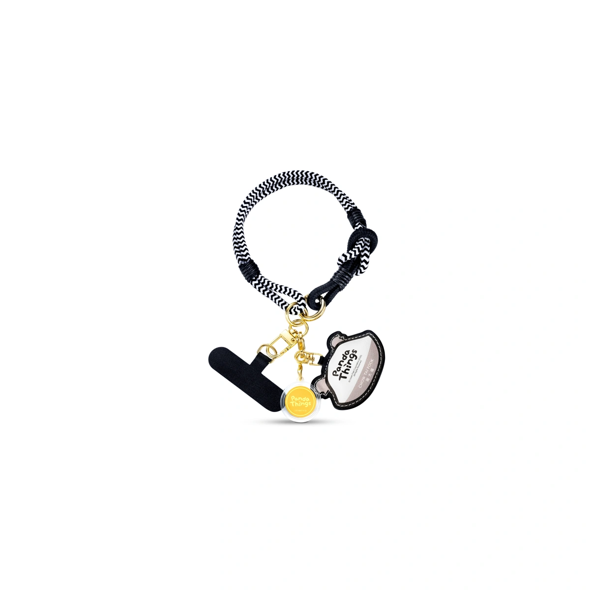 Charming AnAn 999.9 Gold coin with Panda Mobile Strap