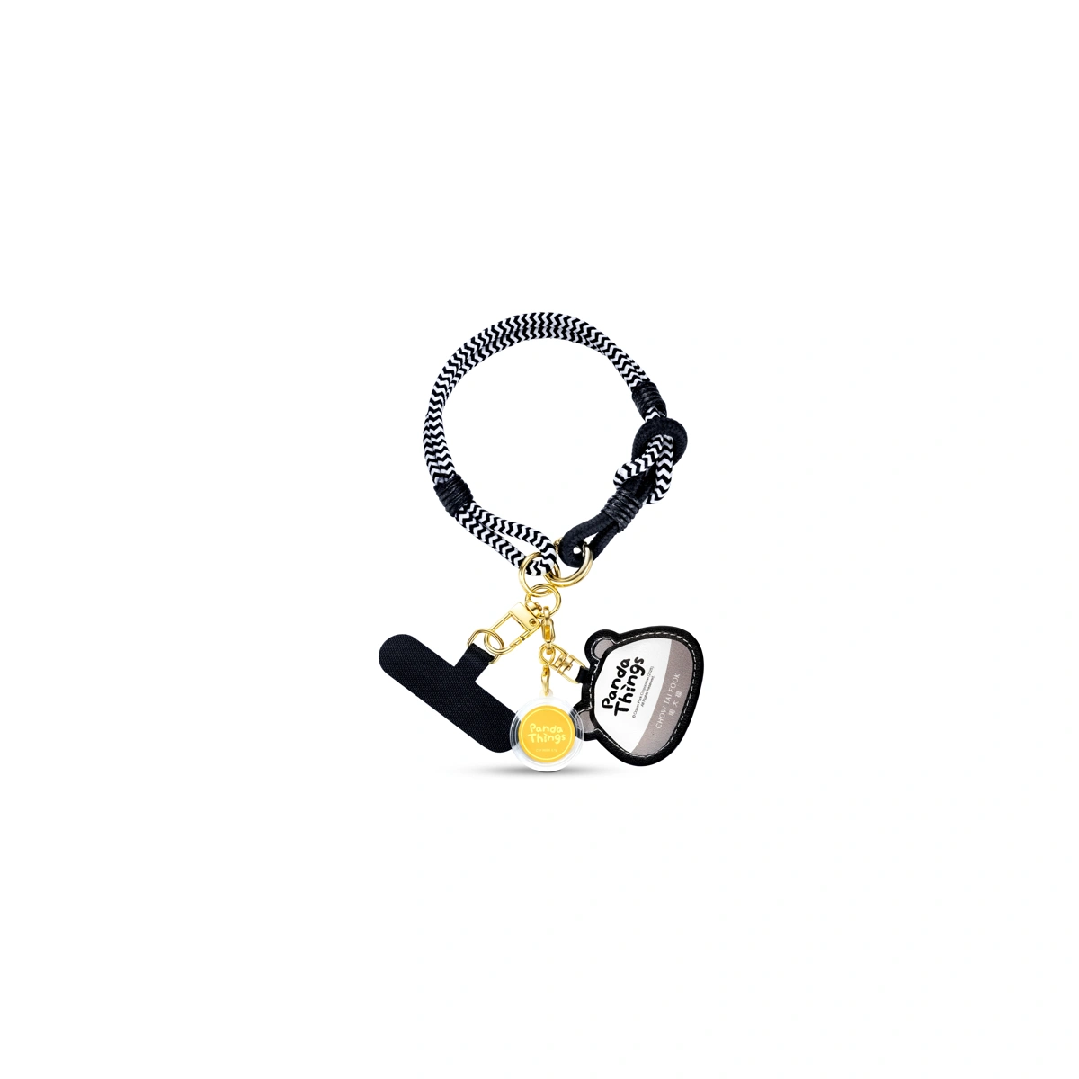Sleepy KeKe 999.9 Gold coin with Panda Mobile Strap