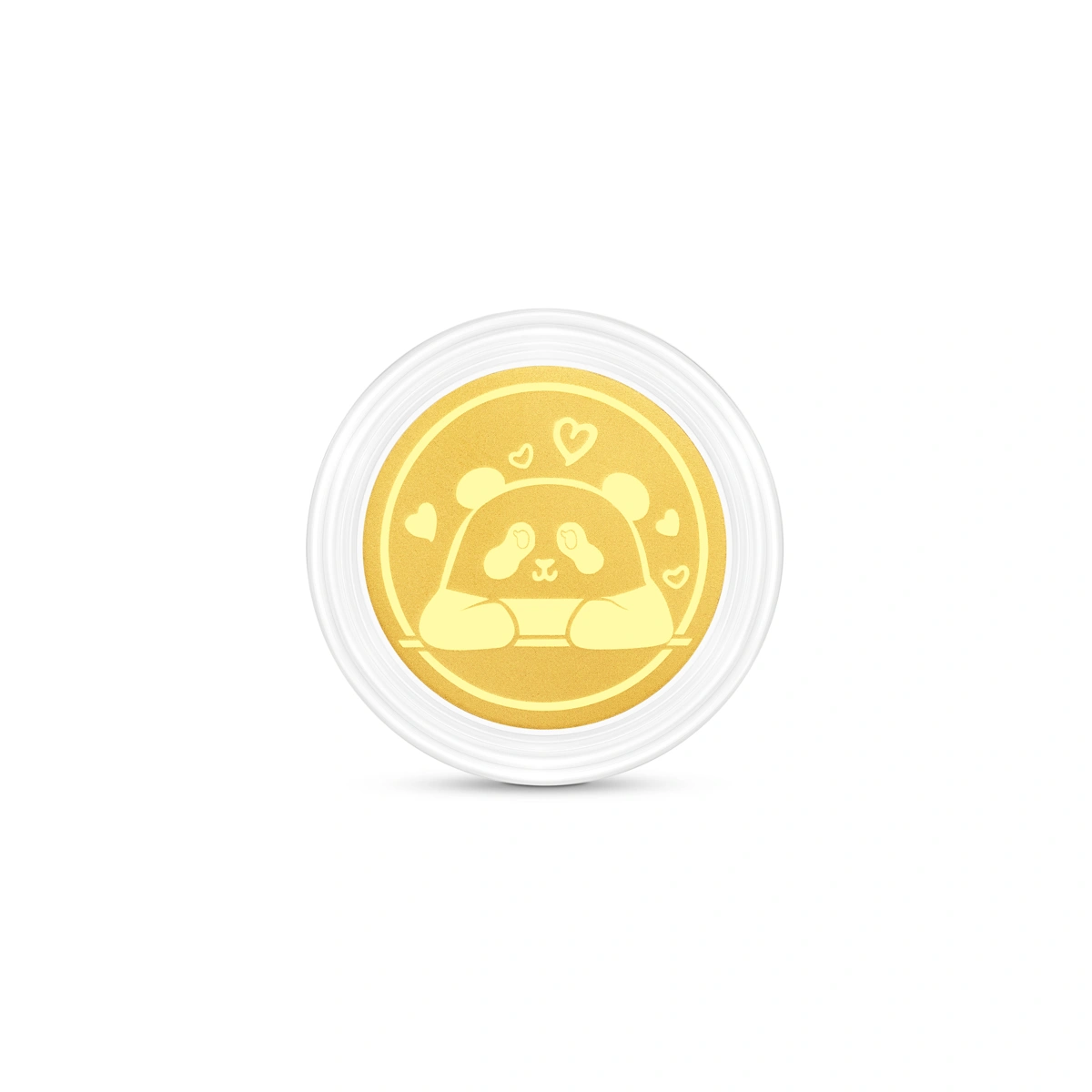 Sweet YingYing 999.9 Gold coin with Panda Mobile Strap