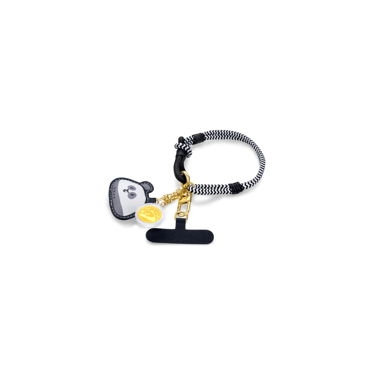Foodie LeLe 999.9 Gold coin with Panda Mobile Strap
