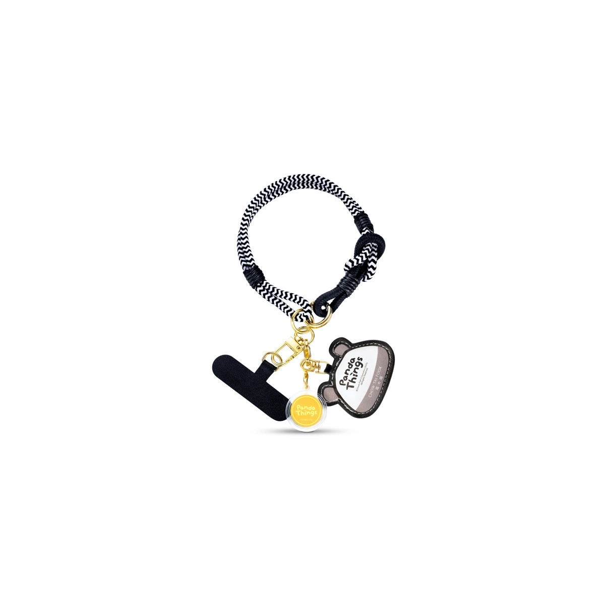 Foodie LeLe 999.9 Gold coin with Panda Mobile Strap