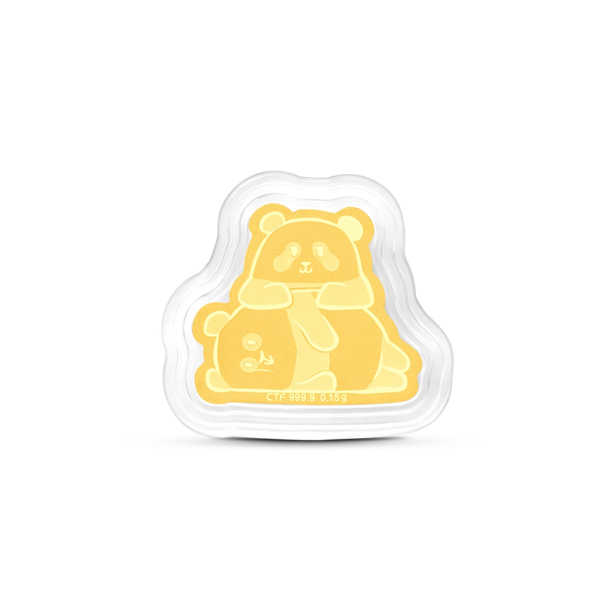 YingYing LeLe 999.9 Gold coin Lucky Charm