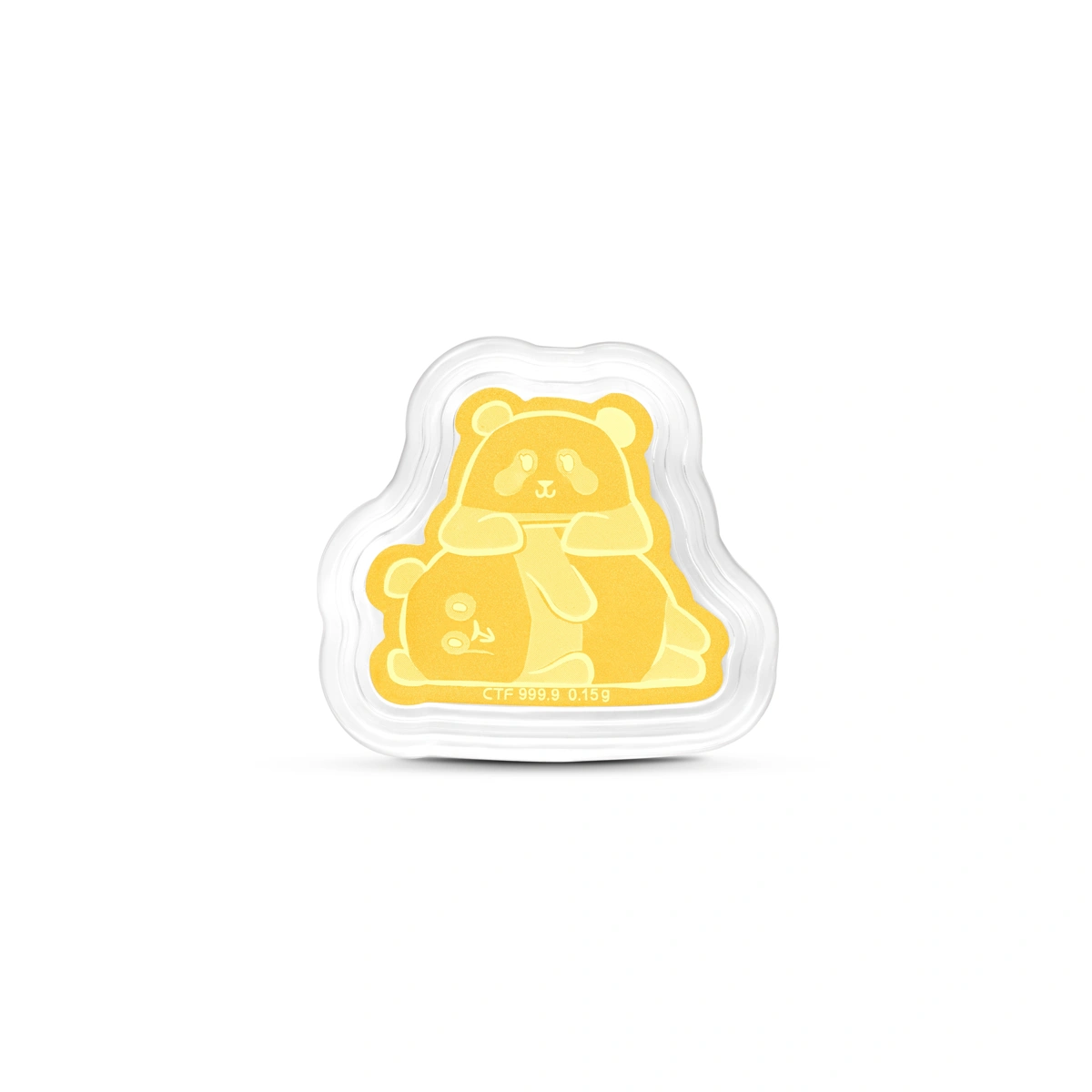 YingYing LeLe 999.9 Gold coin Lucky Charm