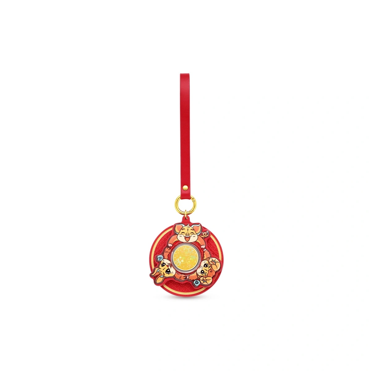 Goat, Pig & Rabbit Zodiac San He 999.9 Gold coin (Gift)